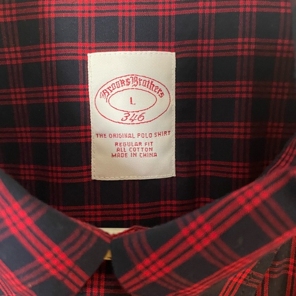 NWT Brooks Brothers men’s button down shirt- L - Picture 4 of 4